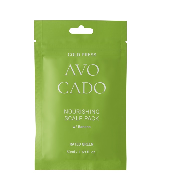 Живильна маска-бальзам з олією авокадо Rated Green Cold Press Avocado Nourishing Scalp Pack